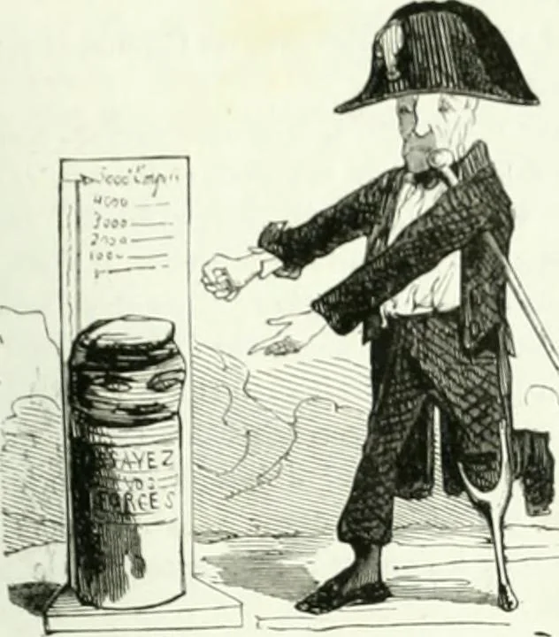 An illustration from Revue comique à l'usage des gens sérieux, 1848, leaf 332