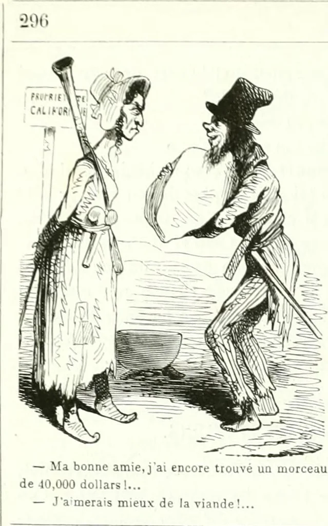 An illustration from Revue comique à l'usage des gens sérieux, 1848, leaf 335