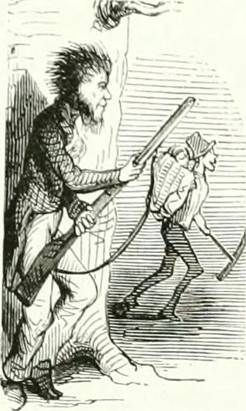 An illustration from Revue comique à l'usage des gens sérieux, 1848, leaf 335