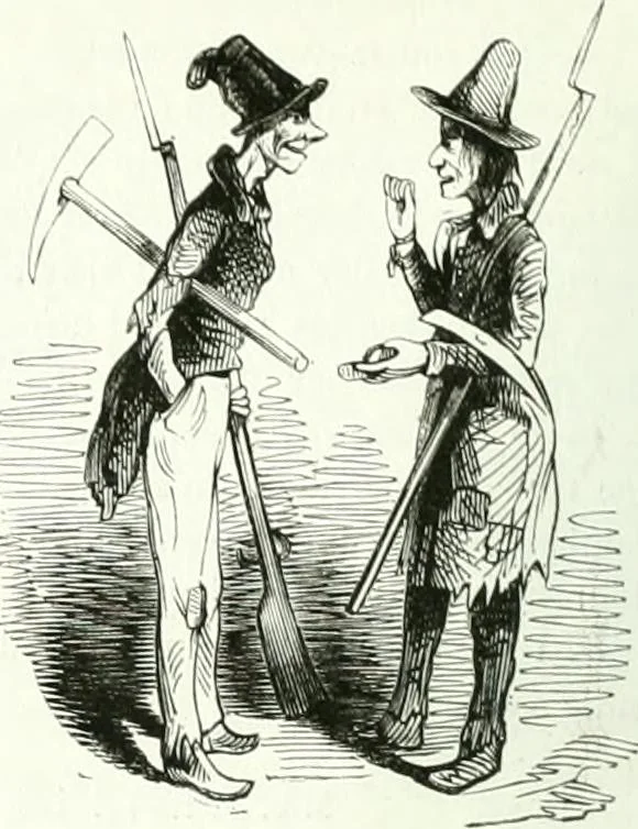 An illustration from Revue comique à l'usage des gens sérieux, 1848, leaf 335