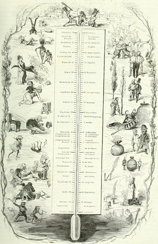 An illustration from Revue comique à l'usage des gens sérieux, 1848, leaf 344