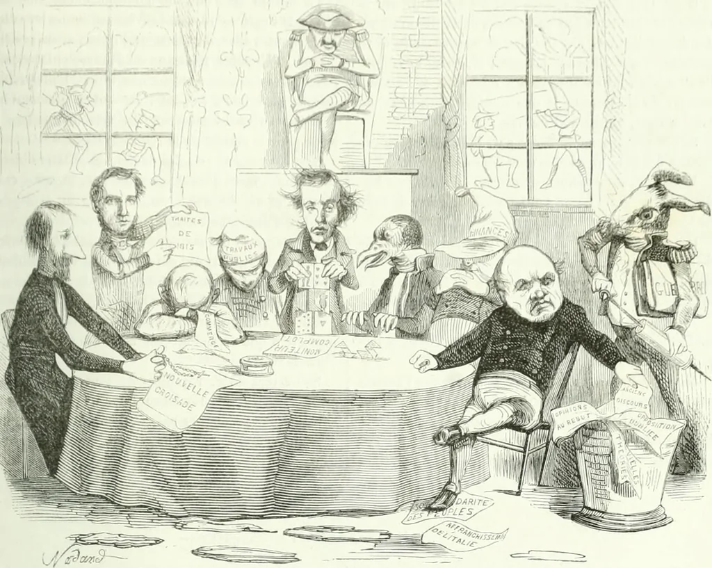 An illustration from Revue comique à l'usage des gens sérieux, 1848, leaf 346