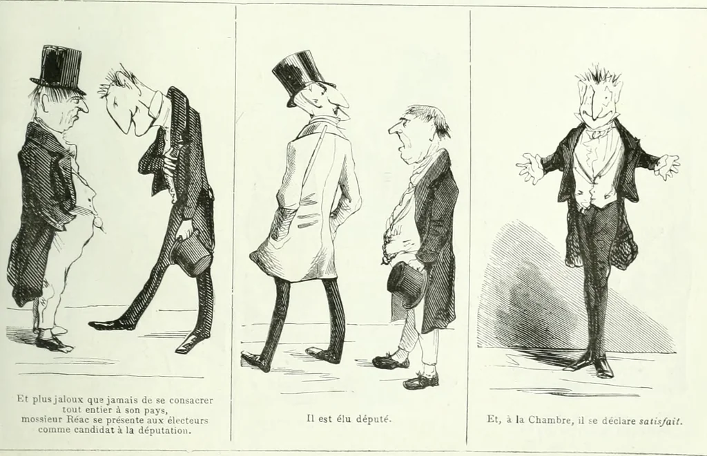 An illustration from Revue comique à l'usage des gens sérieux, 1848, leaf 352