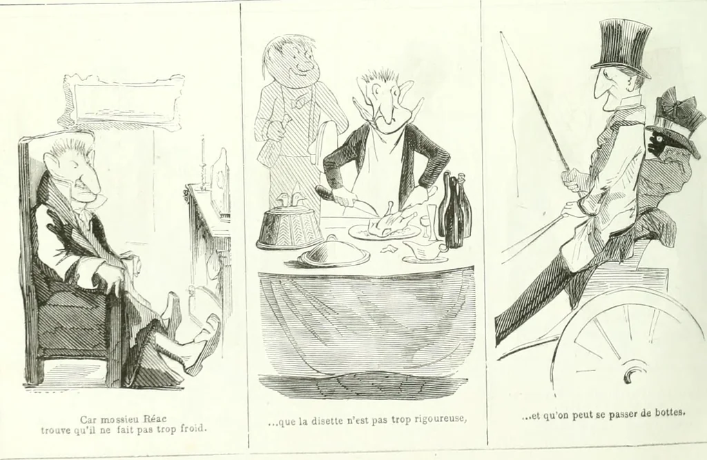 An illustration from Revue comique à l'usage des gens sérieux, 1848, leaf 353