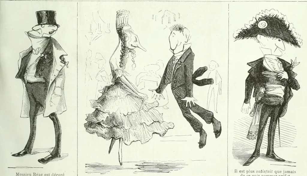 An illustration from Revue comique à l'usage des gens sérieux, 1848, leaf 354