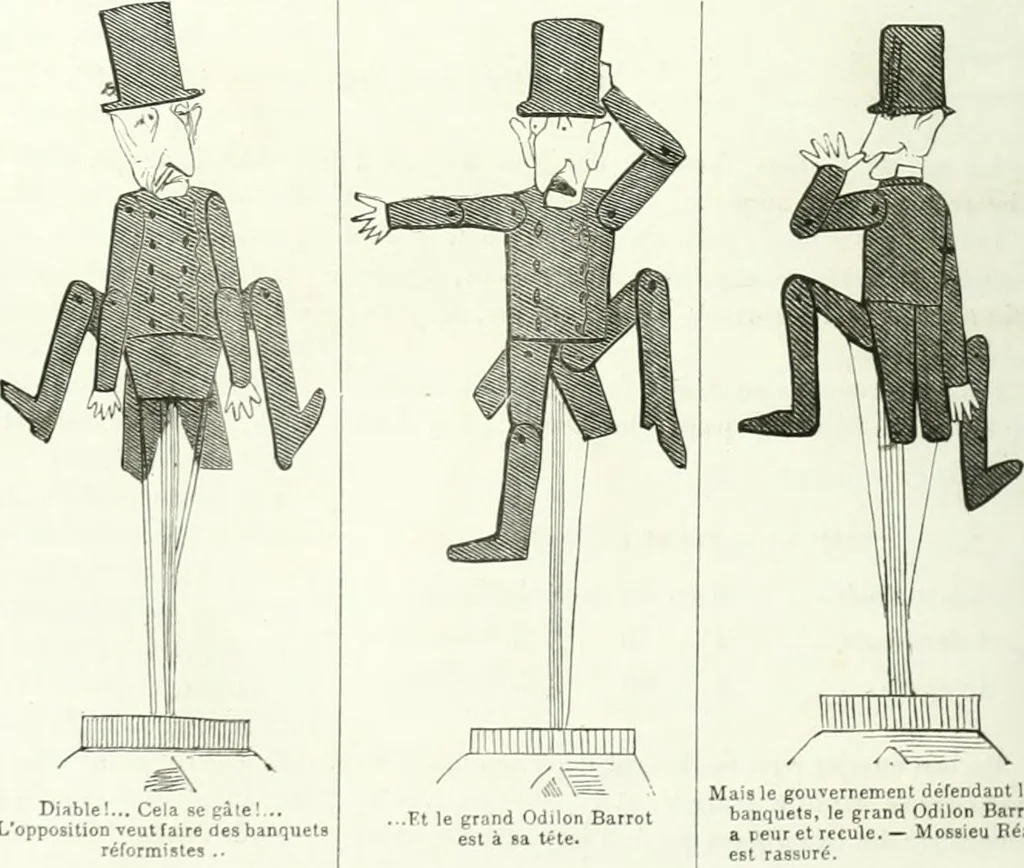 An illustration from Revue comique à l'usage des gens sérieux, 1848, leaf 365