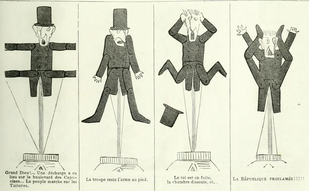 An illustration from Revue comique à l'usage des gens sérieux, 1848, leaf 366