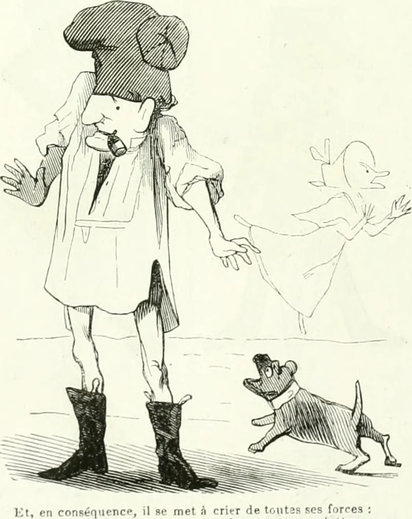 An illustration from Revue comique à l'usage des gens sérieux, 1848, leaf 367