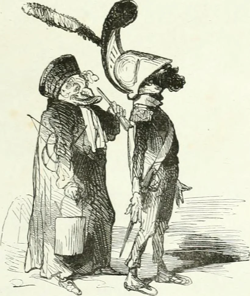 An illustration from Revue comique à l'usage des gens sérieux, 1848, leaf 370