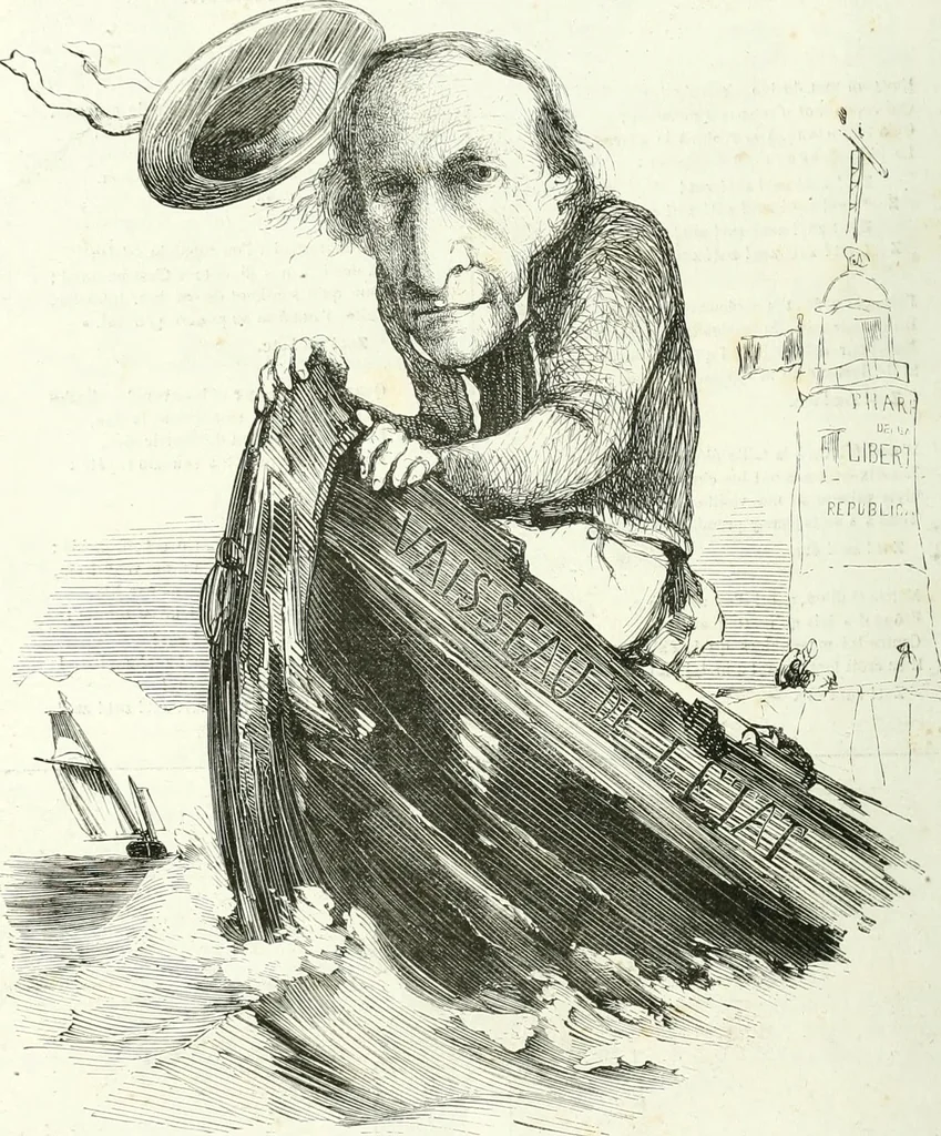 An illustration from Revue comique à l'usage des gens sérieux, 1848, leaf 371