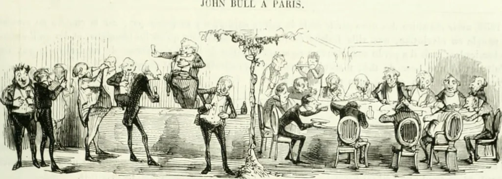 An illustration from Revue comique à l'usage des gens sérieux, 1848, leaf 384