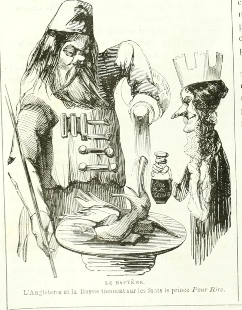 An illustration from Revue comique à l'usage des gens sérieux, 1848, leaf 39