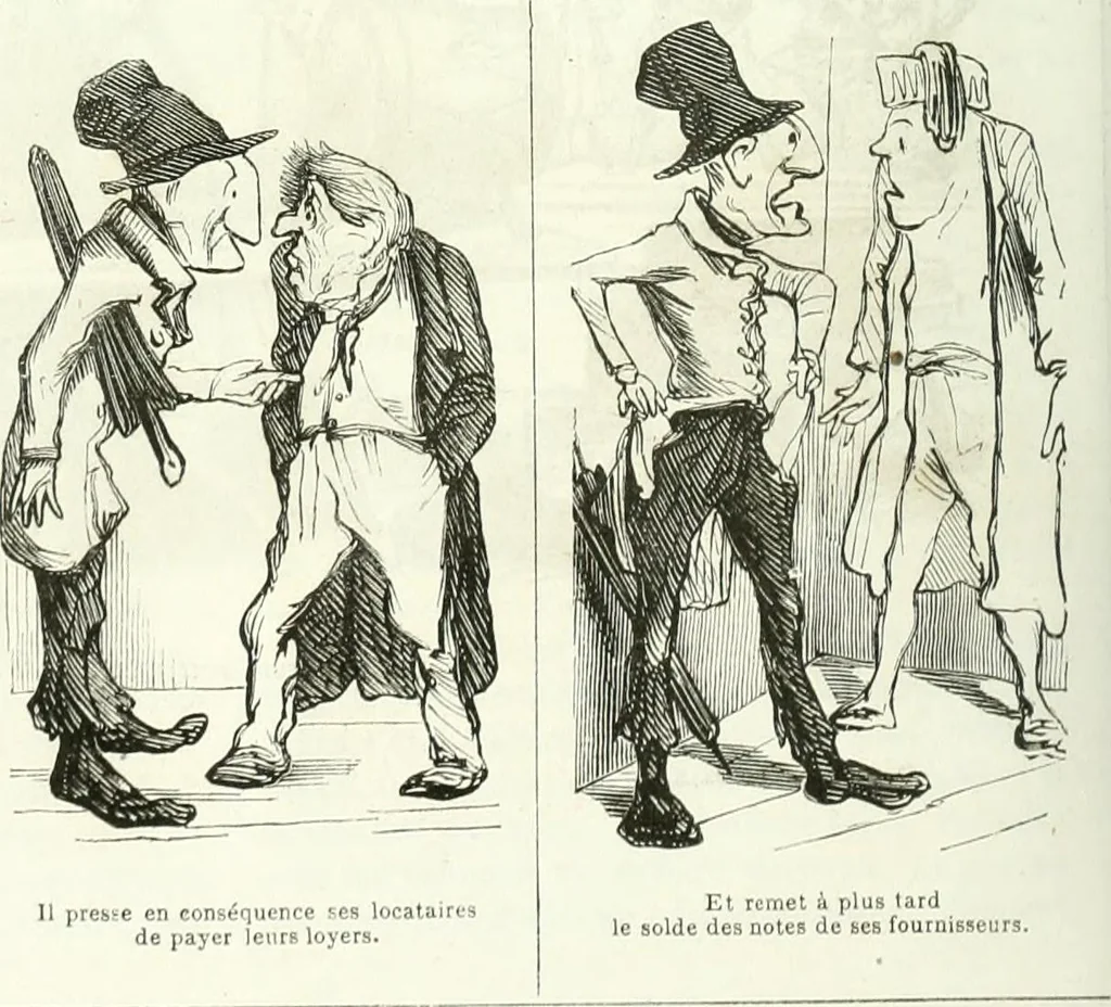 An illustration from Revue comique à l'usage des gens sérieux, 1848, leaf 397