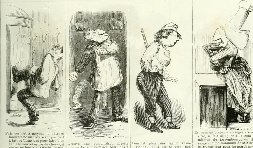 An illustration from Revue comique à l'usage des gens sérieux, 1848, leaf 398