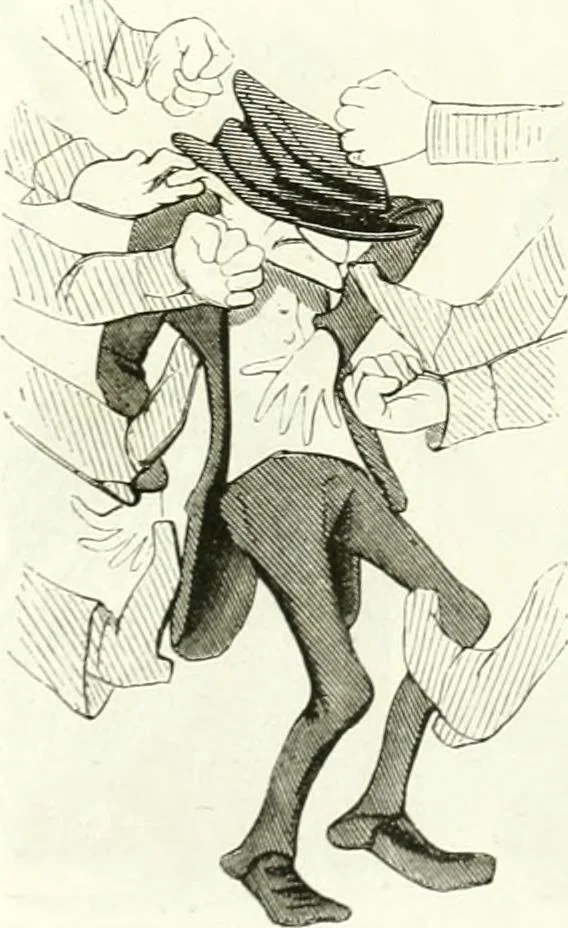 An illustration from Revue comique à l'usage des gens sérieux, 1848, leaf 399