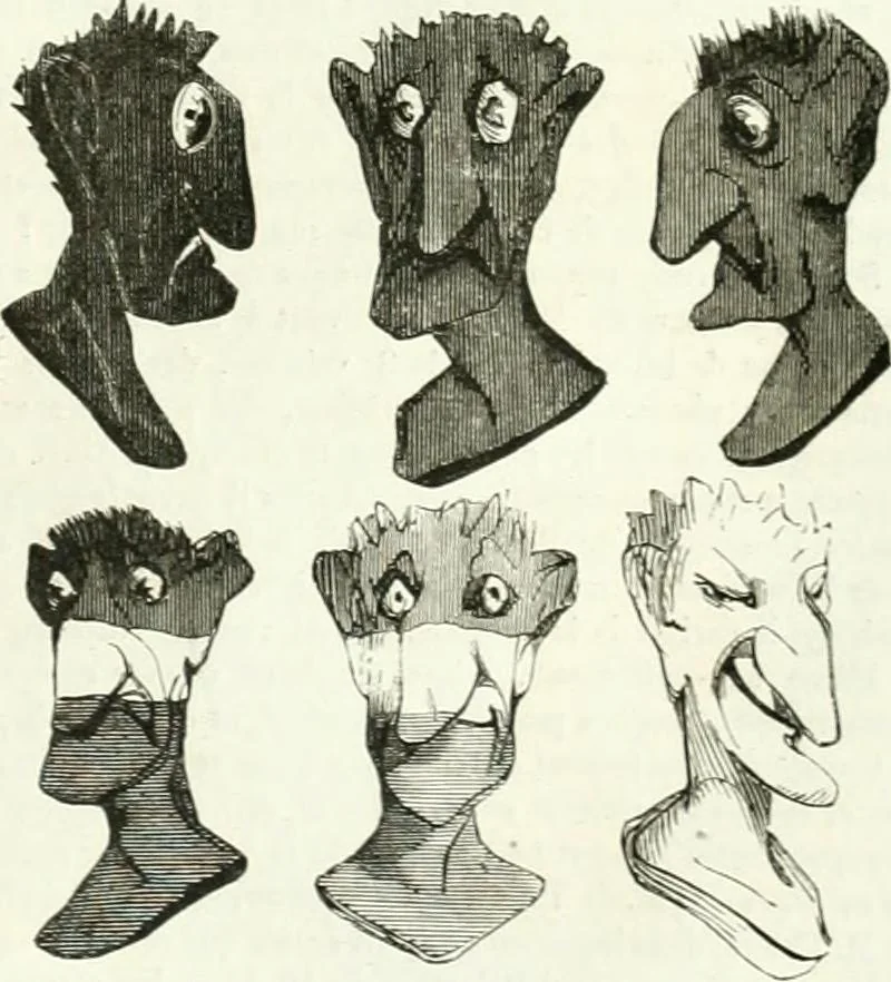 An illustration from Revue comique à l'usage des gens sérieux, 1848, leaf 400