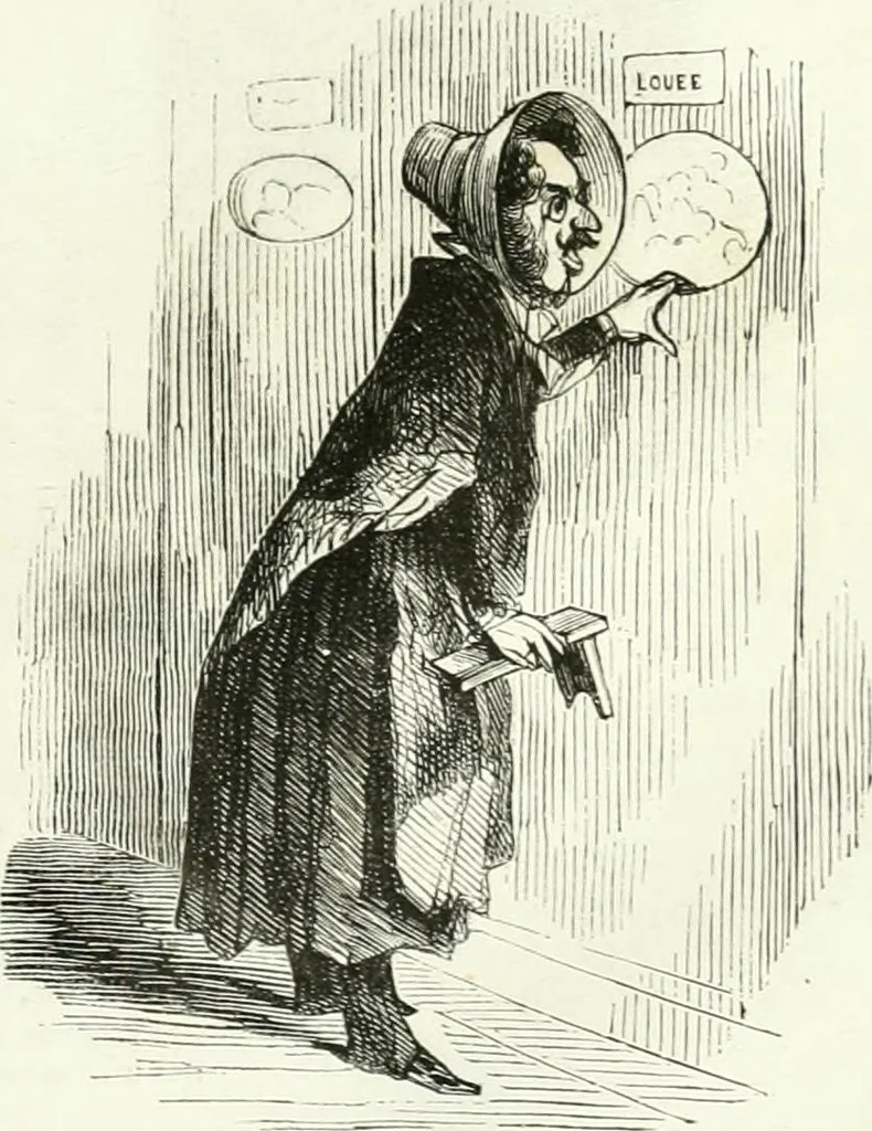 An illustration from Revue comique à l'usage des gens sérieux, 1848, leaf 402