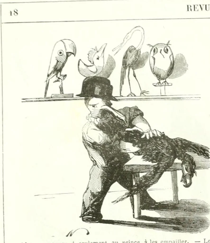 An illustration from Revue comique à l'usage des gens sérieux, 1848, leaf 41