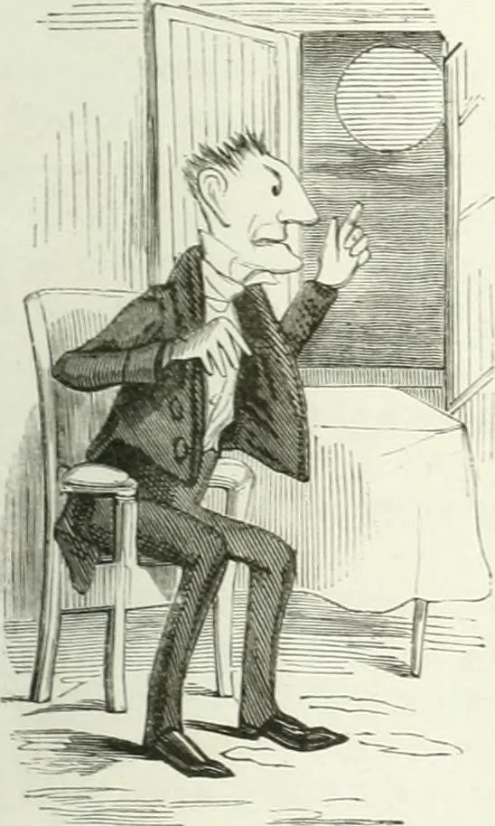 An illustration from Revue comique à l'usage des gens sérieux, 1848, leaf 410