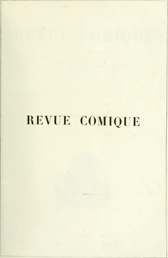 An illustration from Revue comique à l'usage des gens sérieux, 1848, leaf 416