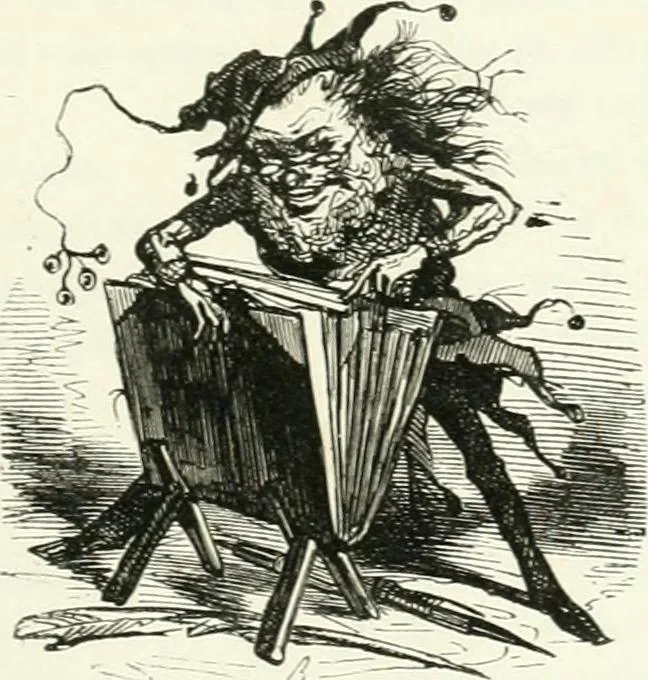An illustration from Revue comique à l'usage des gens sérieux, 1848, leaf 418