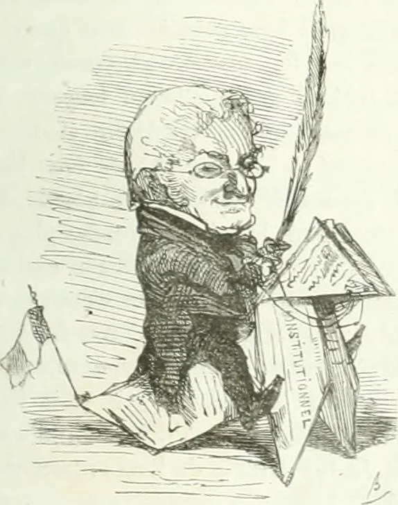 An illustration from Revue comique à l'usage des gens sérieux, 1848, leaf 42
