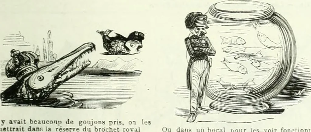 An illustration from Revue comique à l'usage des gens sérieux, 1848, leaf 426