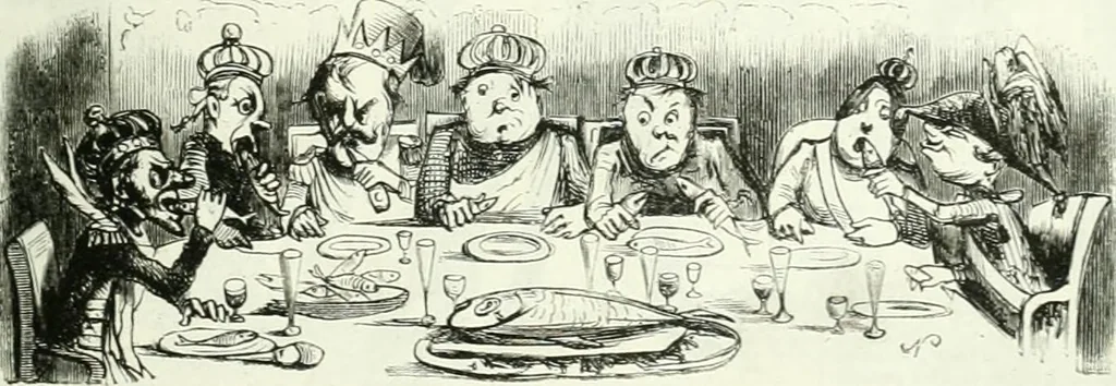 An illustration from Revue comique à l'usage des gens sérieux, 1848, leaf 426