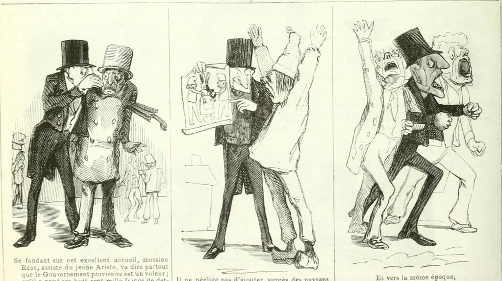 An illustration from Revue comique à l'usage des gens sérieux, 1848, leaf 427