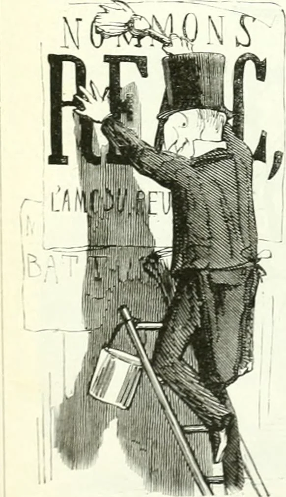 An illustration from Revue comique à l'usage des gens sérieux, 1848, leaf 429