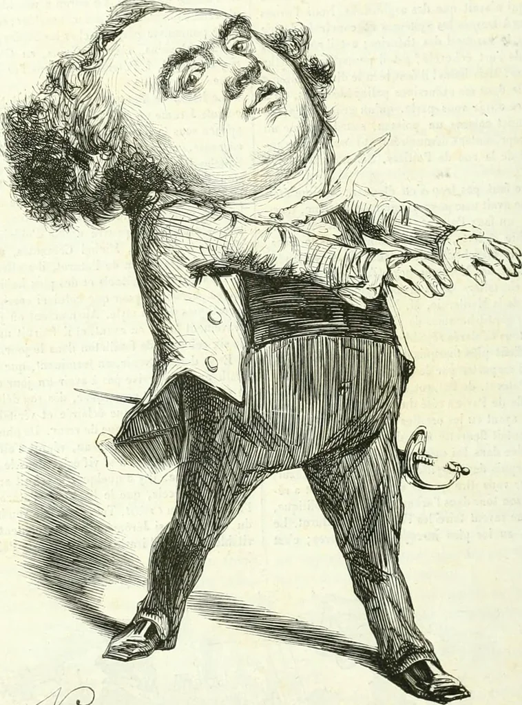 An illustration from Revue comique à l'usage des gens sérieux, 1848, leaf 431
