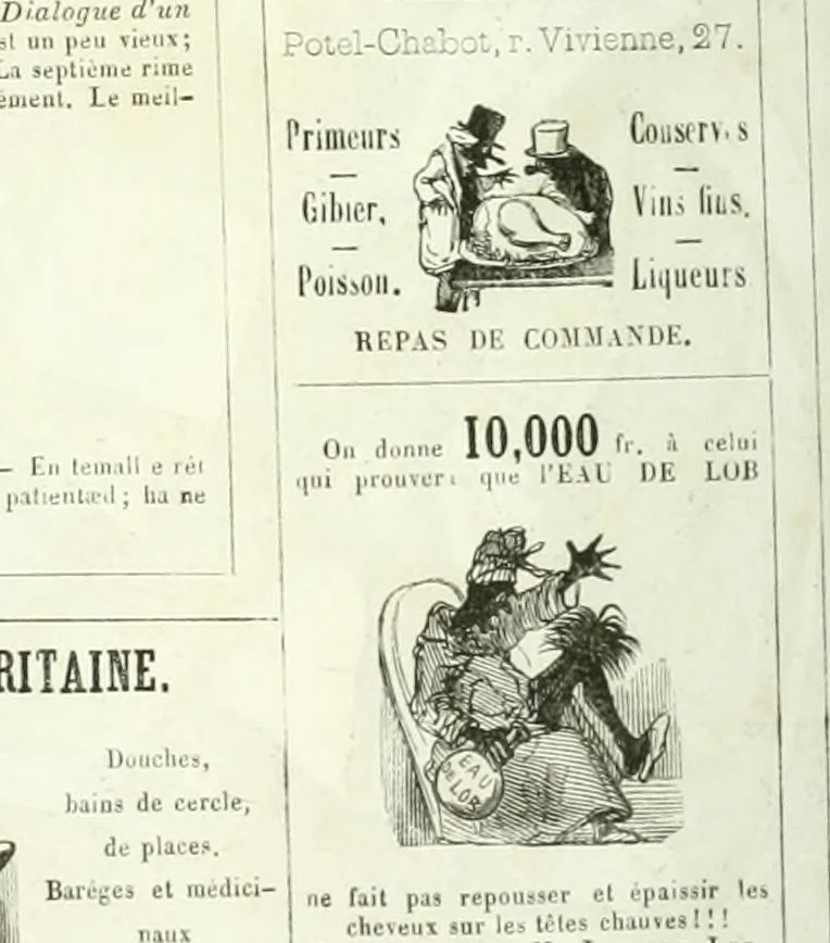 An illustration from Revue comique à l'usage des gens sérieux, 1848, leaf 433