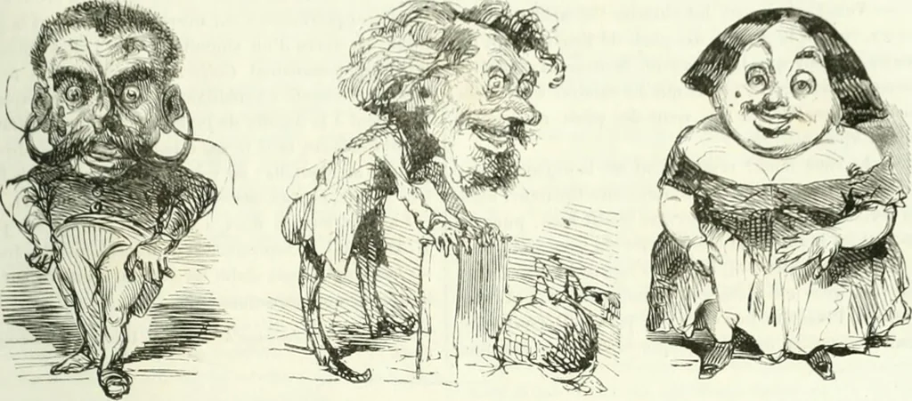 An illustration from Revue comique à l'usage des gens sérieux, 1848, leaf 442