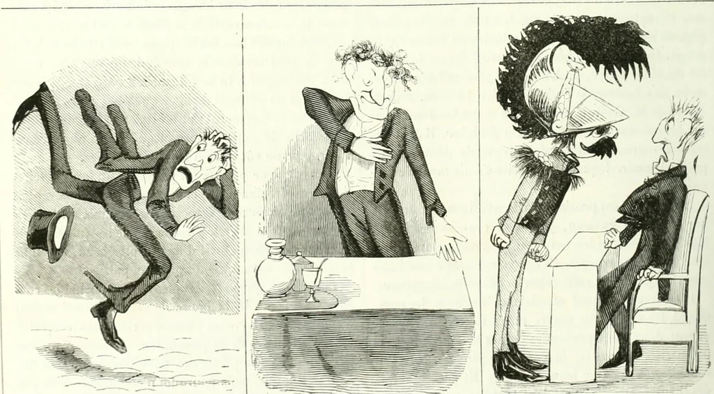 An illustration from Revue comique à l'usage des gens sérieux, 1848, leaf 443