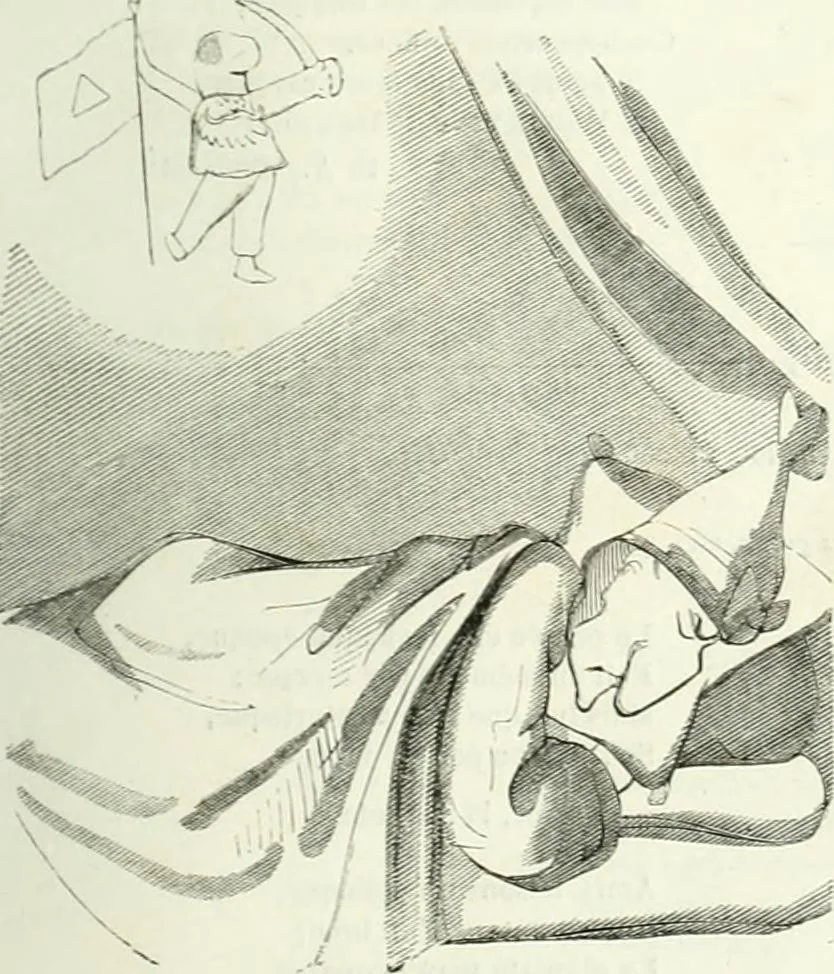 An illustration from Revue comique à l'usage des gens sérieux, 1848, leaf 444