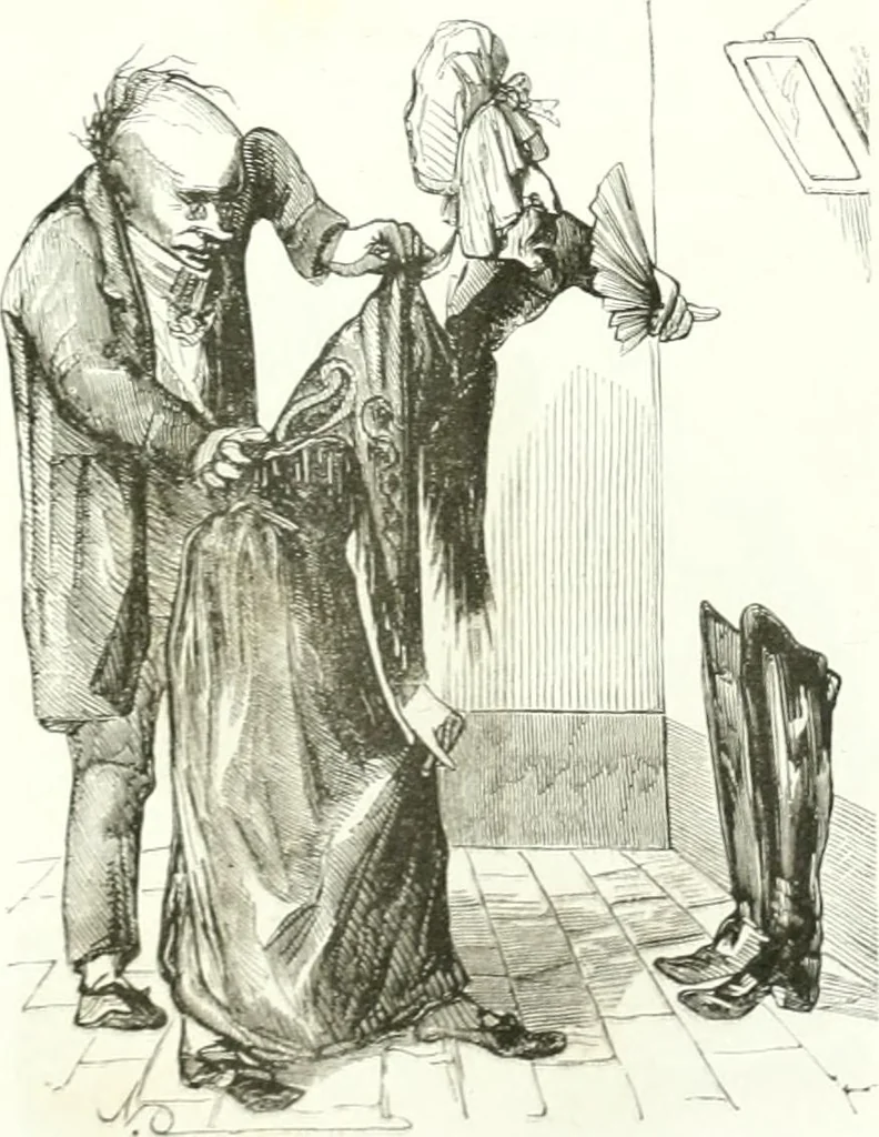 An illustration from Revue comique à l'usage des gens sérieux, 1848, leaf 45