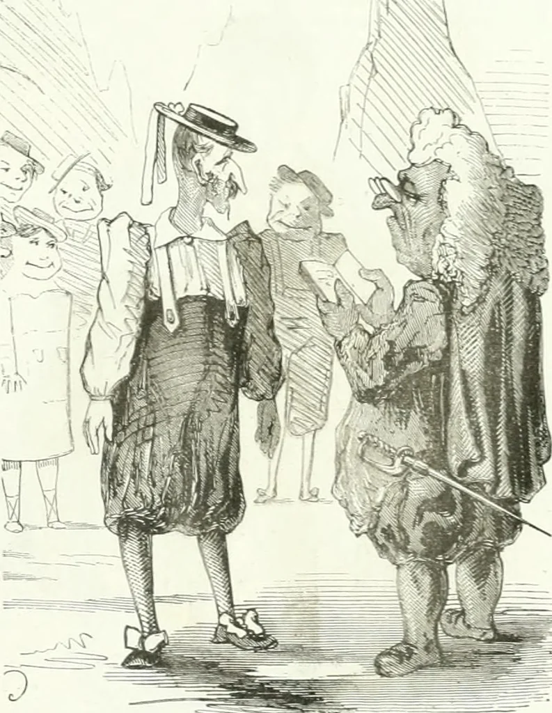 An illustration from Revue comique à l'usage des gens sérieux, 1848, leaf 46