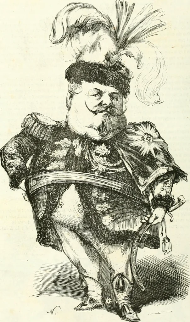 An illustration from Revue comique à l'usage des gens sérieux, 1848, leaf 463