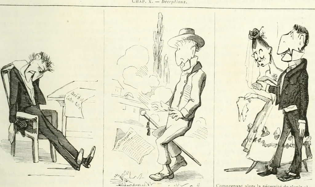 An illustration from Revue comique à l'usage des gens sérieux, 1848, leaf 476