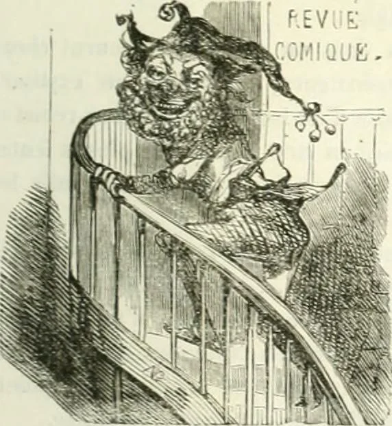An illustration from Revue comique à l'usage des gens sérieux, 1848, leaf 482