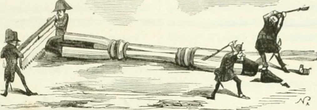 An illustration from Revue comique à l'usage des gens sérieux, 1848, leaf 484