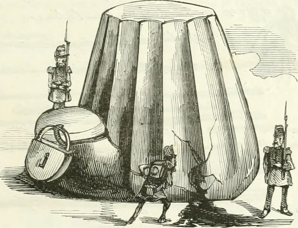 An illustration from Revue comique à l'usage des gens sérieux, 1848, leaf 484
