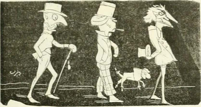 An illustration from Revue comique à l'usage des gens sérieux, 1848, leaf 486