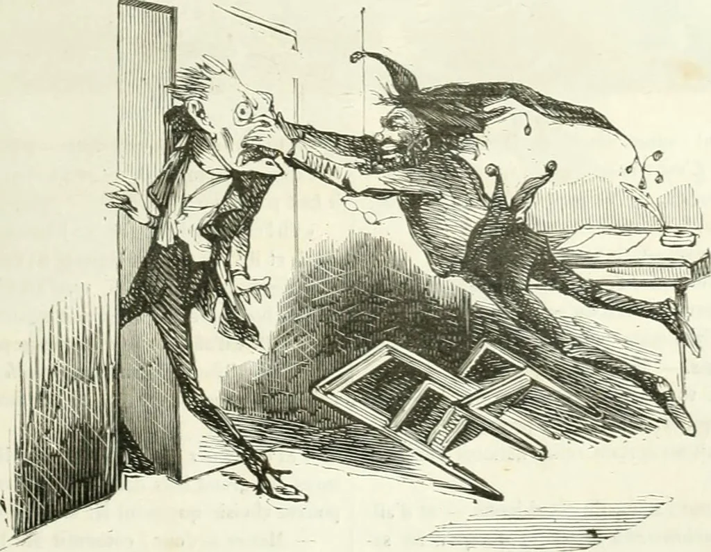 An illustration from Revue comique à l'usage des gens sérieux, 1848, leaf 486