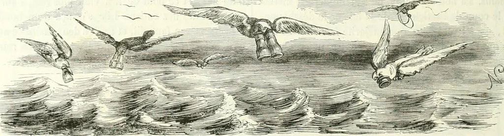 An illustration from Revue comique à l'usage des gens sérieux, 1848, leaf 487