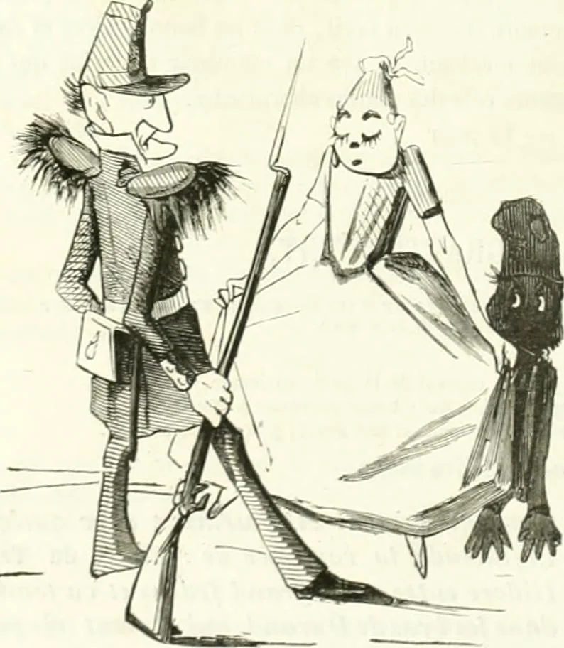 An illustration from Revue comique à l'usage des gens sérieux, 1848, leaf 491