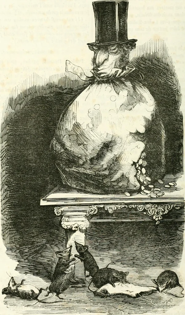 An illustration from Revue comique à l'usage des gens sérieux, 1848, leaf 495
