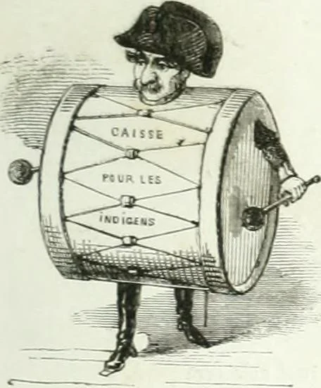 An illustration from Revue comique à l'usage des gens sérieux, 1848, leaf 50