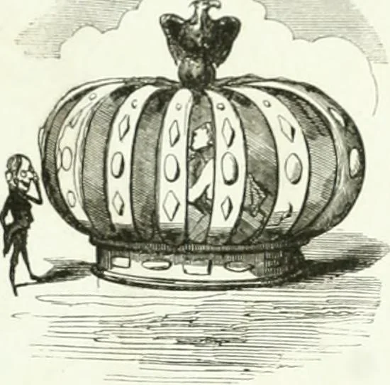 An illustration from Revue comique à l'usage des gens sérieux, 1848, leaf 50