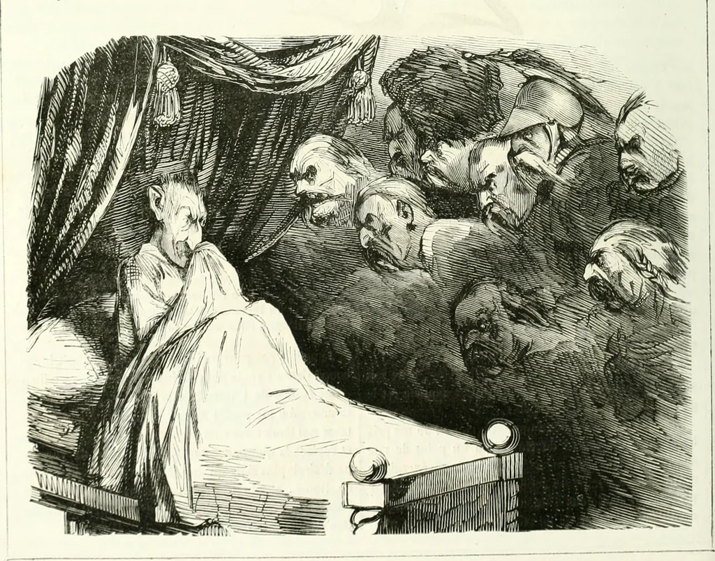 An illustration from Revue comique à l'usage des gens sérieux, 1848, leaf 501